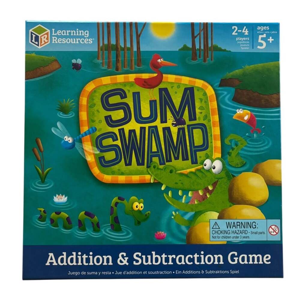 Learning Resources Sum Swamp Addition & Subtraction Game